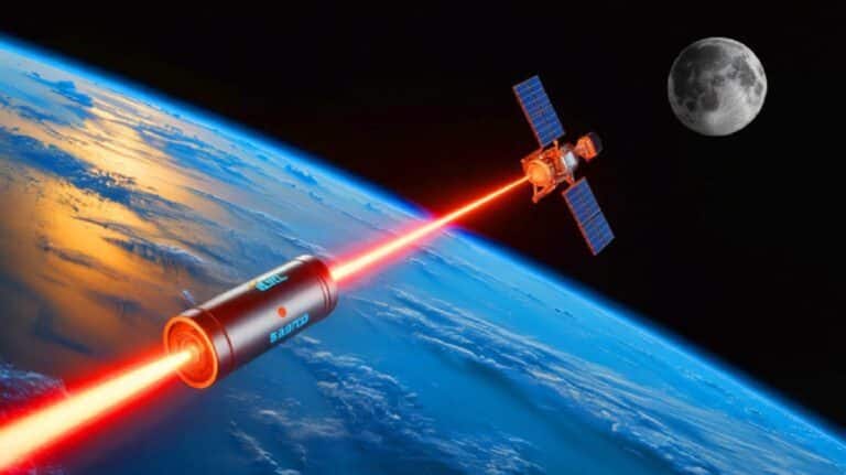 China raakt de maan met een laser