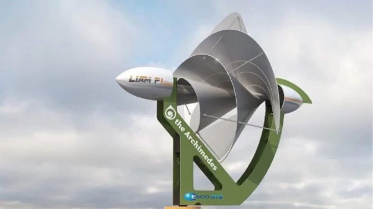 Deze geruisloze windturbine