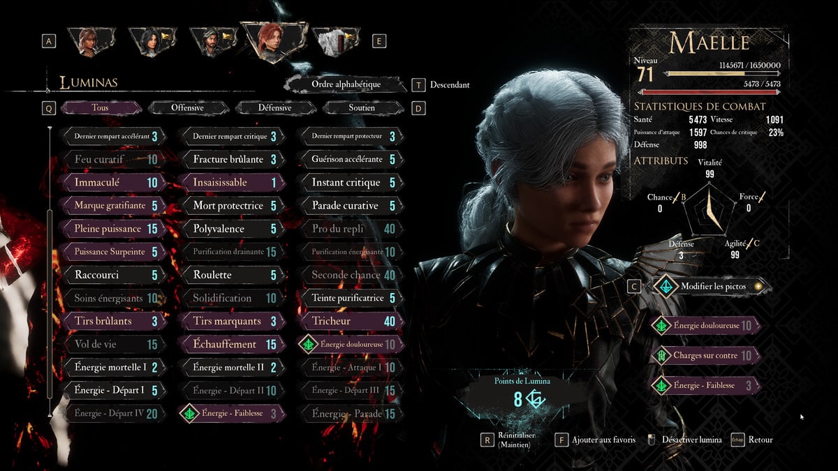 Maëlle Stendhal’s personage bouwen na de patch