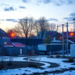 leidingen warmtenet in opengebroken straat