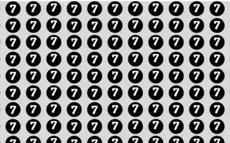 Vind jij de enige 9 tussen 150 zevens