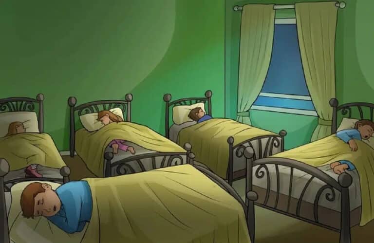 Welk kind sloop 's nachts het huis uit