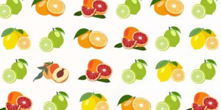 Welk fruit hoort hier niet bij?