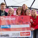 Primeur bij NN Marathon Rotterdam: recordbedrag van 2,5 miljoen voor KWF